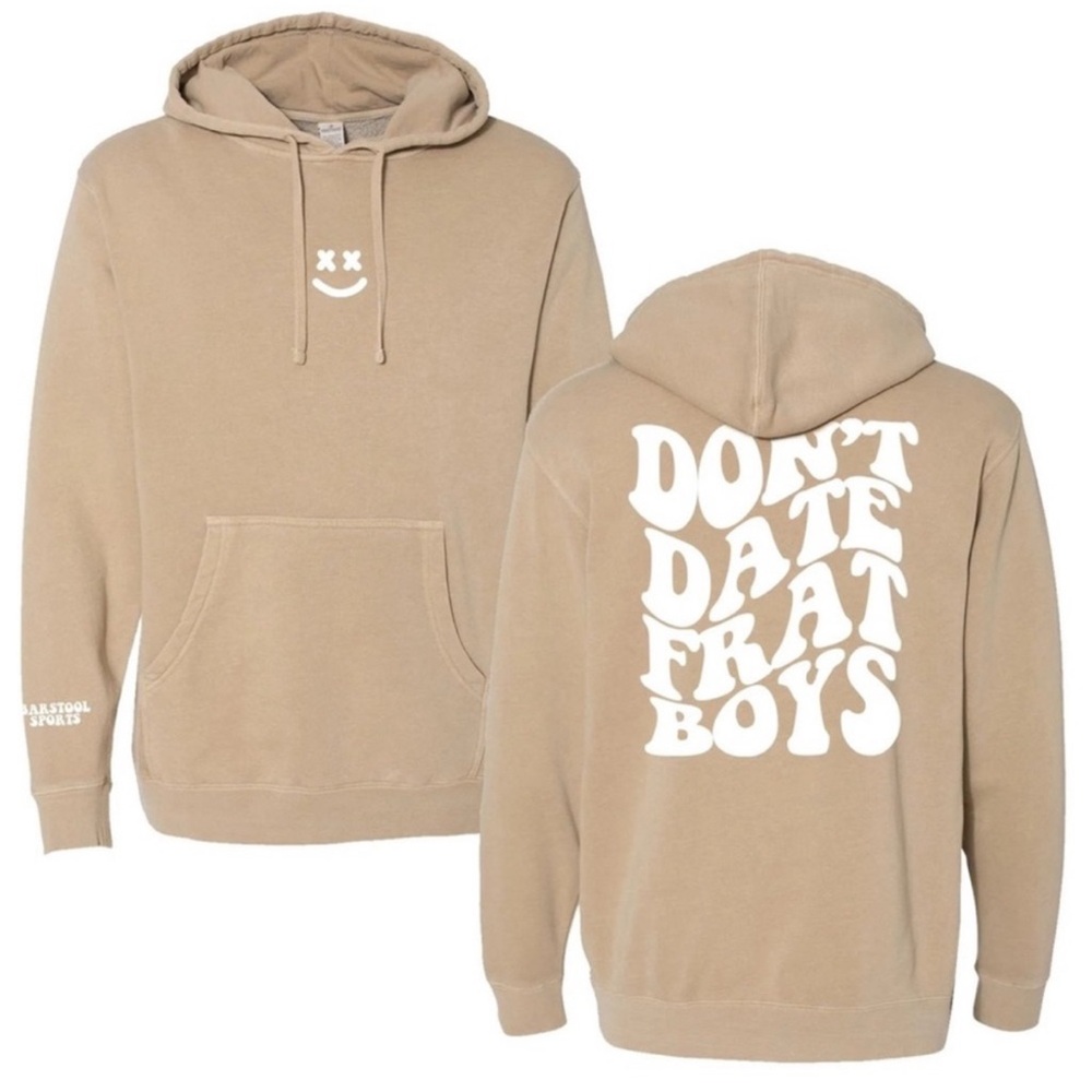 Barstool Sports Tan Graphic Hoodie